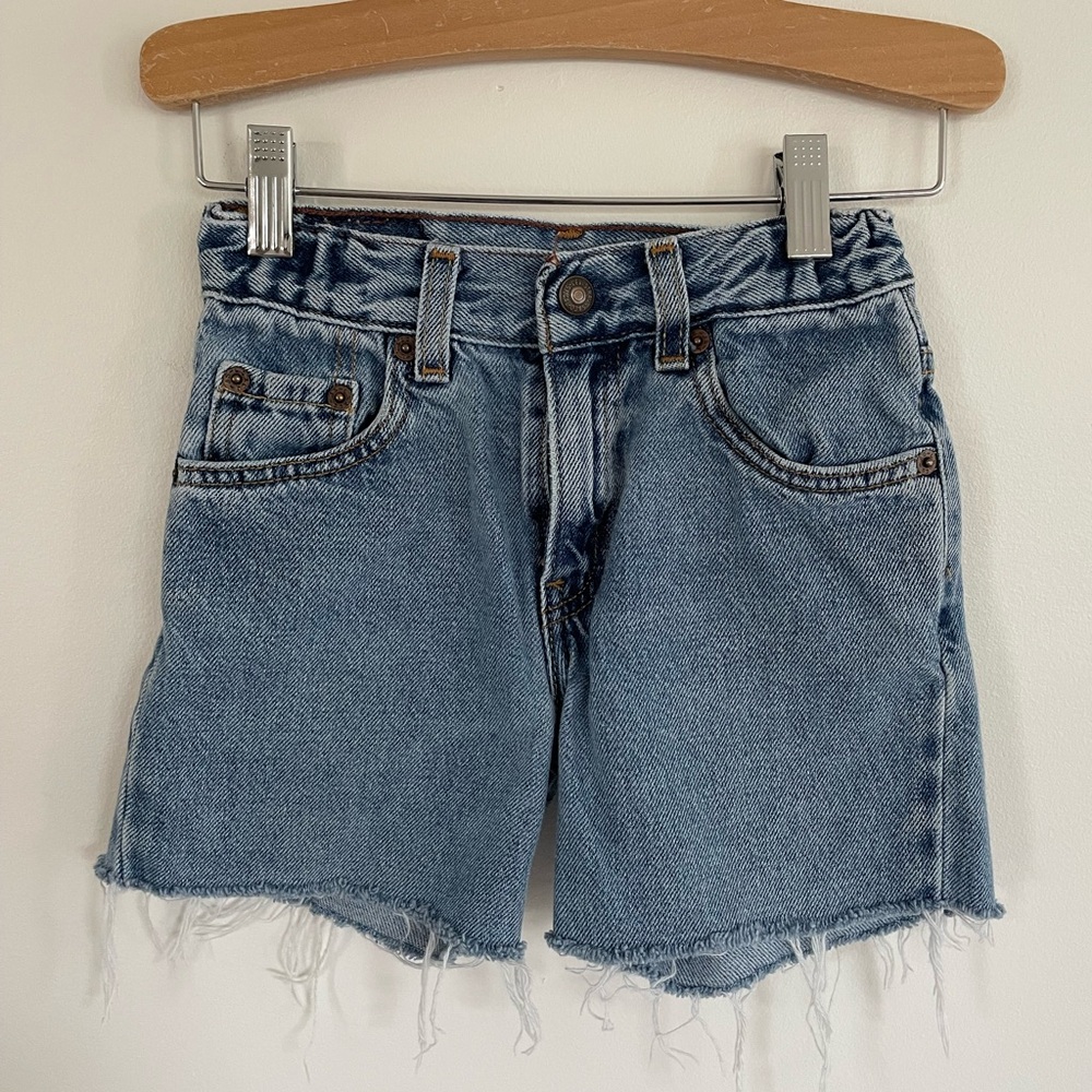 Levi's Vintage Kids Blue Denim Shorts